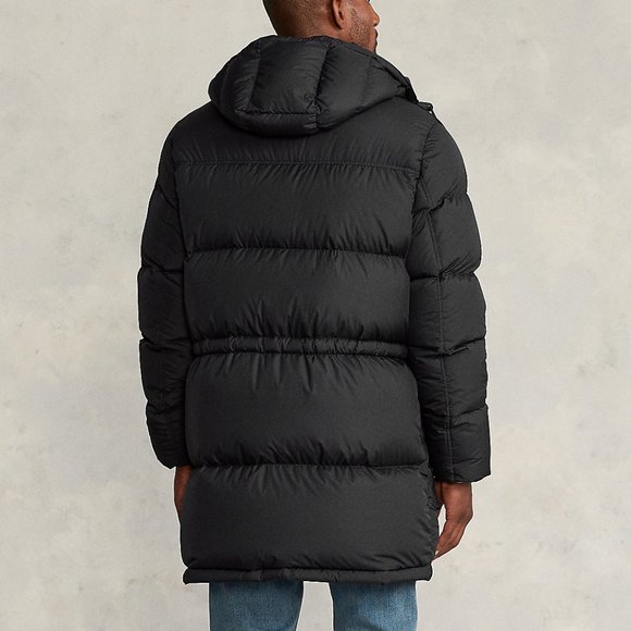 POLO RALPH LAUREN Men's Hooded Water Repellent Long Down Jacket Coat M, XL, XXL - Picture 2 of 11